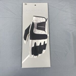New Maxfli Men's Left Hand Adult ONE SIZE Fit White Golf Glove Breathable